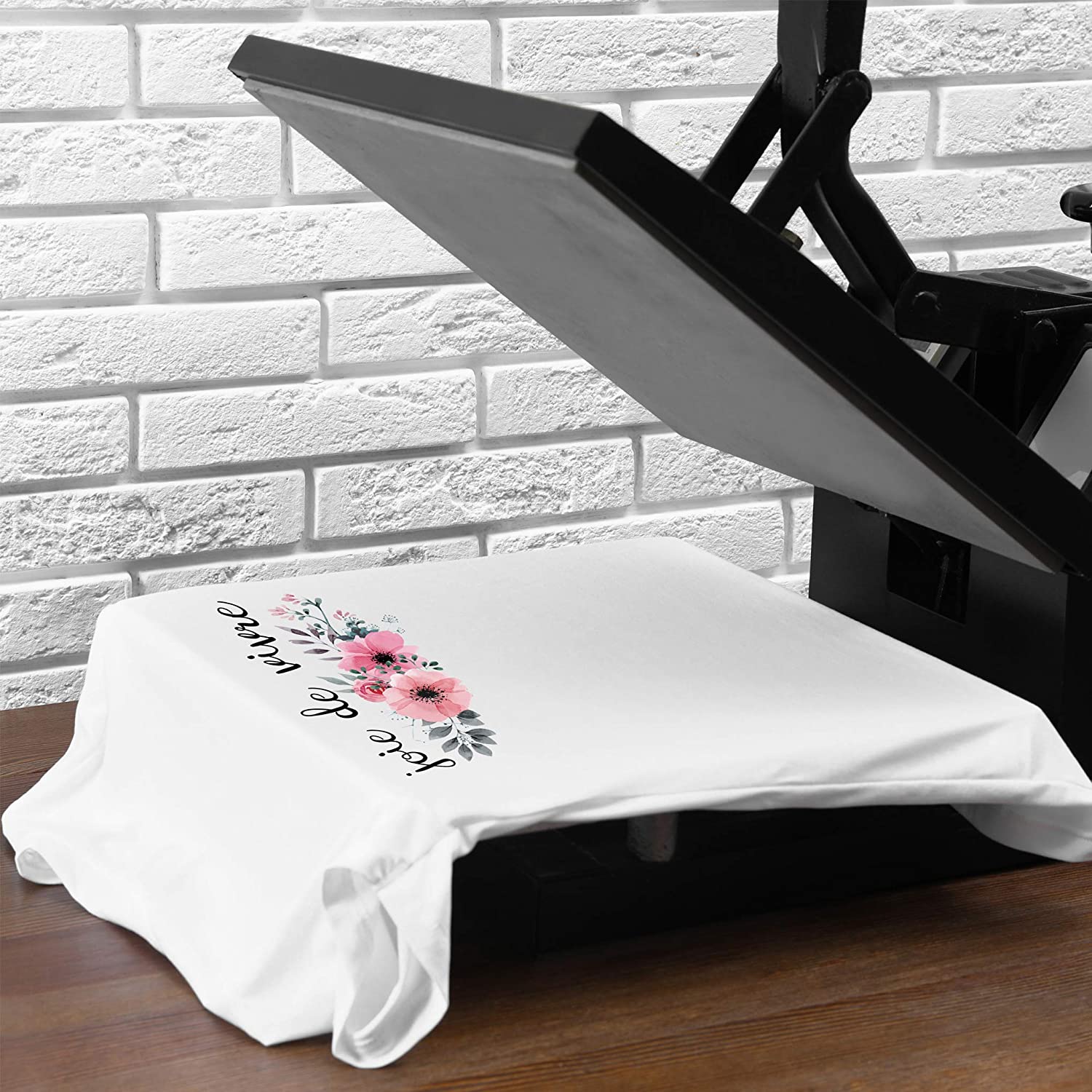 HAYES PAPER CO. Sublimation Paper for Heat Transfer onto Shirts, Ceramic Mugs, Works with All Inkjet Printers, 8.5x11 in. 110 Sheets, 125 GSM HAYES PAPER CO. Sublimation Paper for Heat Transfer onto Shirts, Ceramic Mugs, Works with All Inkjet Printers, 8.5x11 in. 110 Sheets, 125 GSM